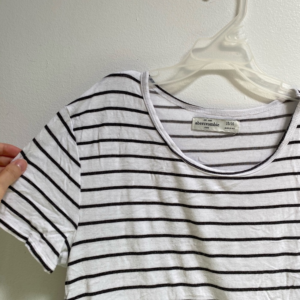 Abercrombie Girls Striped Tee 15/16